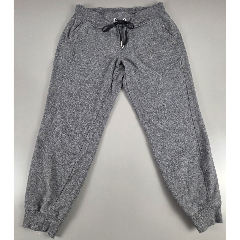 Calvin Klein Performance Joggers Sz M Gray Black Cropped